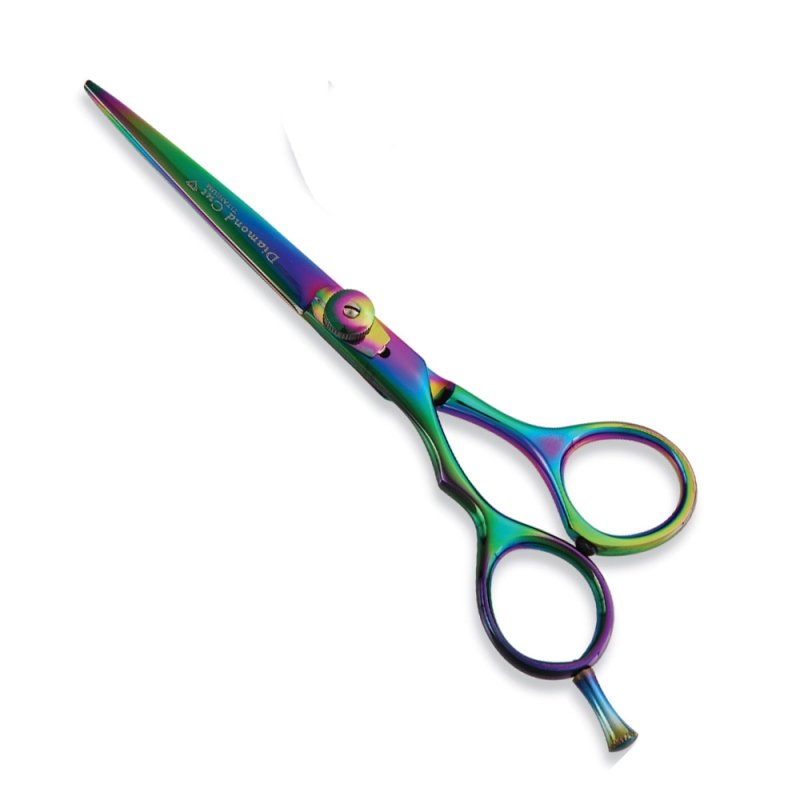 Rainbow Finish Hair Cutting Scissors