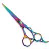 Rainbow Finish Hair Cutting Scissors