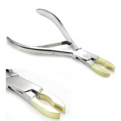 SMALL RING CLOSING PLIERS WITH BRASS TIPS