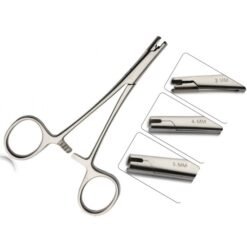 Dermal anchor holding forceps