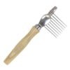 Bamboo Dematting Rake – Serrated Stainless Steel