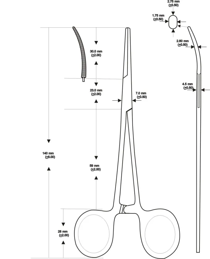 surgical instrument cd drawing