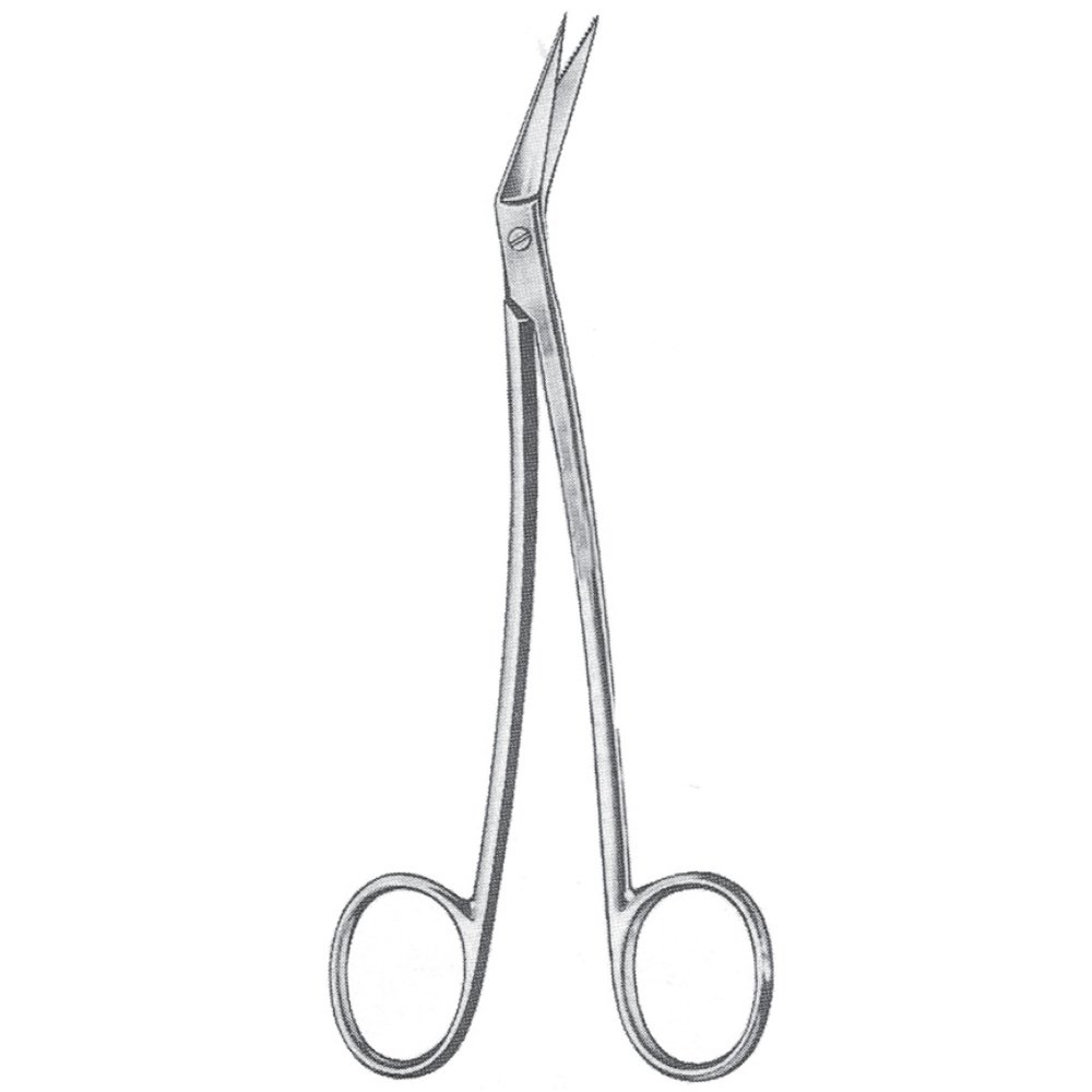 Pak Line Manufacturer Locklin Scissors Curved Dental Surgical