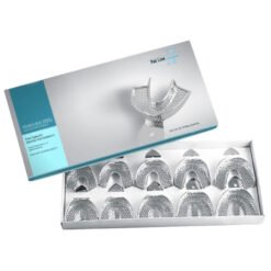 stainless steel dental impression trays set 10 pcs pak line