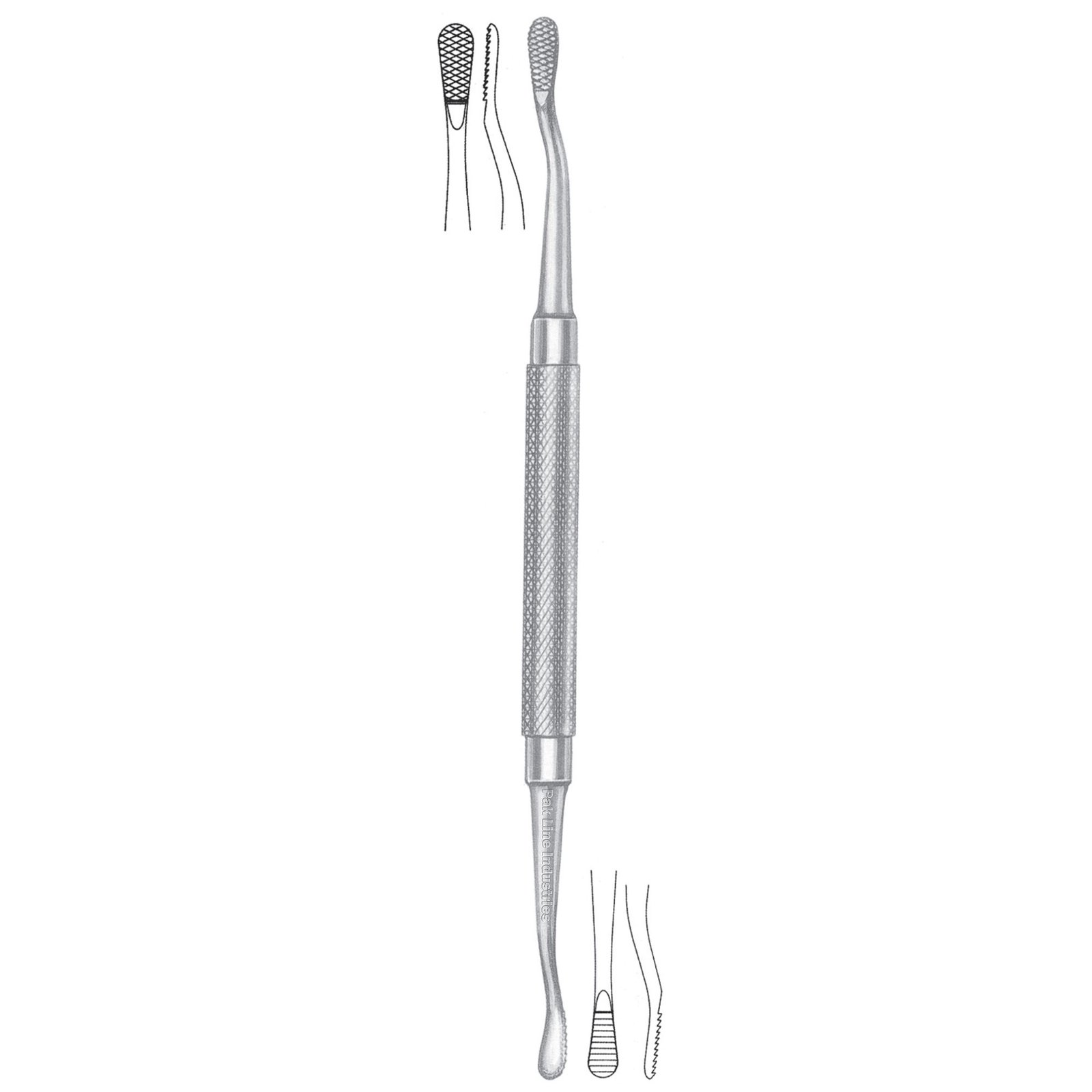 Pak-Line-Howard-Amalgam-Instrument-Serrated-Condenser-Surgical-Steel