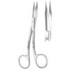 Pak Line Manufacturer Gum Scissors Curved Saw Edge Serrated