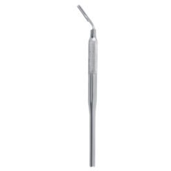 angled round knurled scalpel handle 45 degree stainless steel surgical dental instrument pak line industries