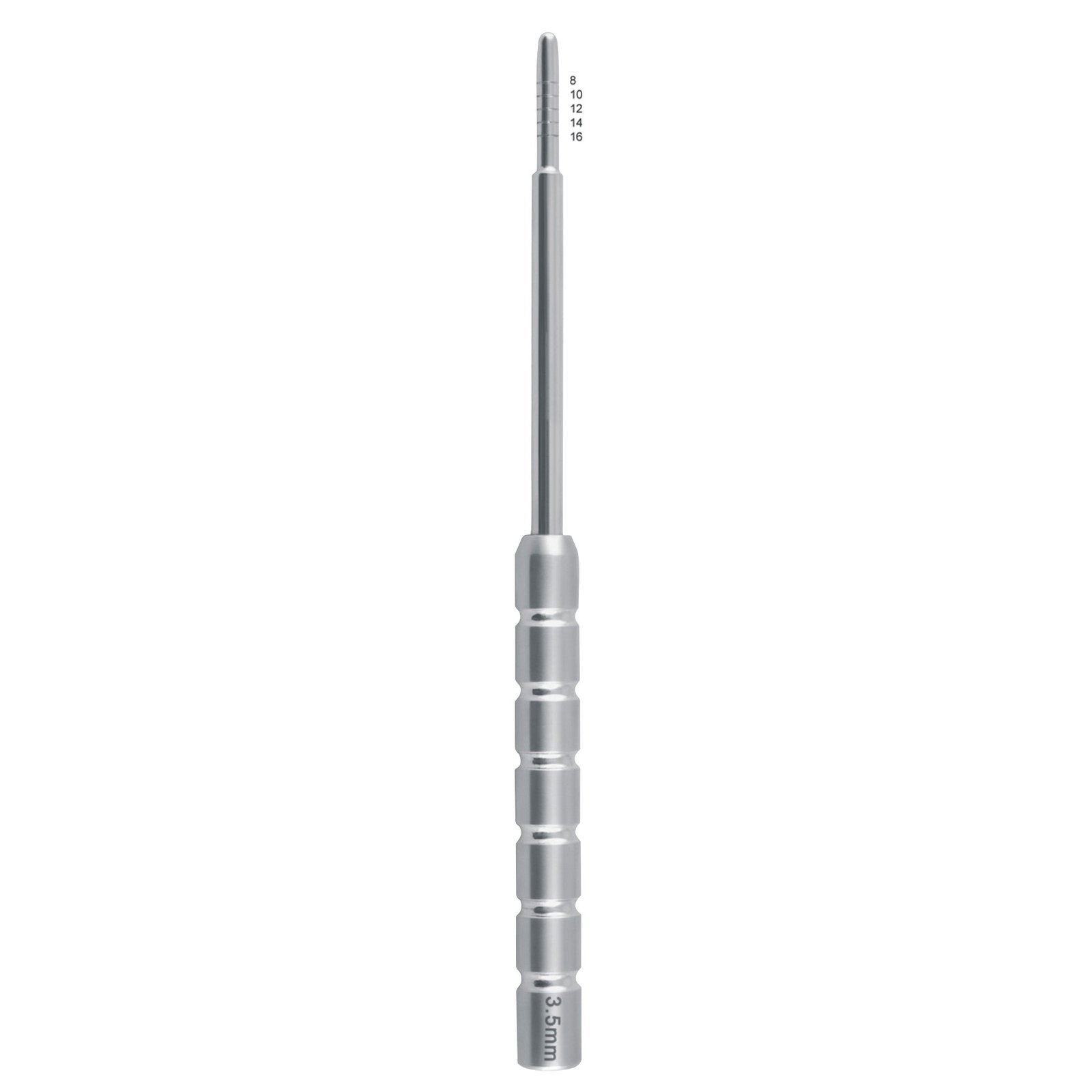 straight graduated convex osteotome stainless steel dental implant surgical instrument pak line industries
