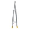 castroviejo needle holder tungsten carbide gold handle microsurgical suturing instrument pak line industries