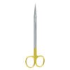 straight kelly scissors tungsten carbide gold handle dental surgical instrument pak line industries