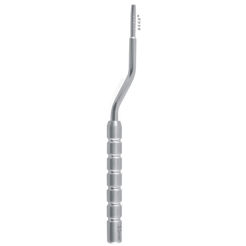 Dental implant osteotome with depth markings