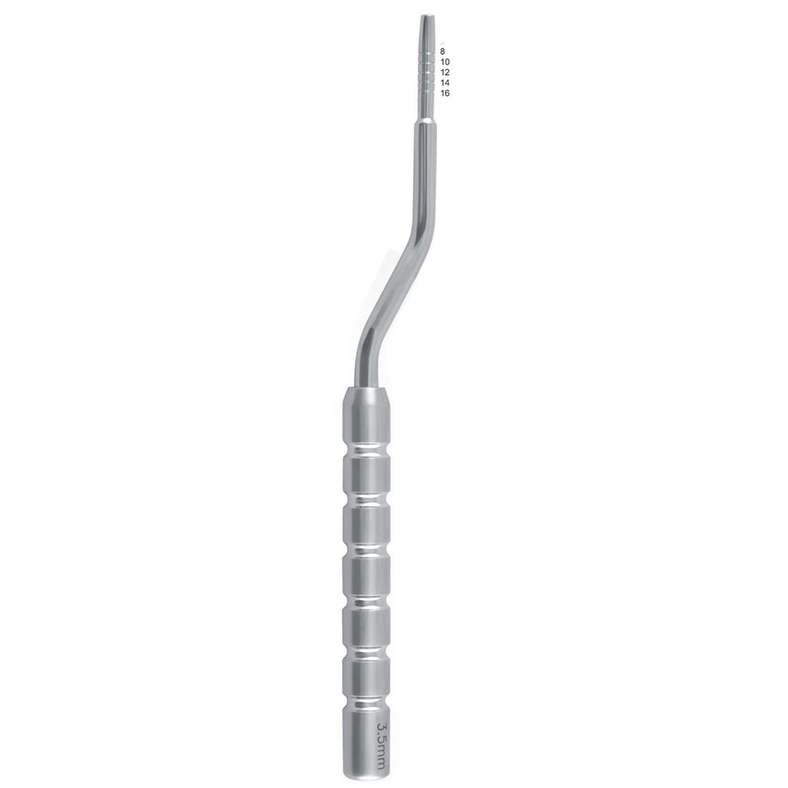 bayonet graduated convex osteotome stainless steel dental implant surgical instrument pak line industries