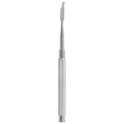 angled round knurled bone chisel stainless steel surgical dental instrument pak line industries