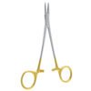 mayo-hegar needle holder tungsten carbide gold handle surgical dental suturing instrument pak line industries
