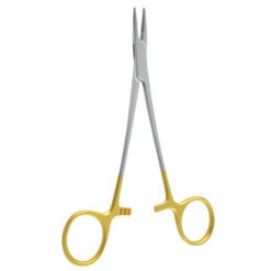 mayo-hegar needle holder tungsten carbide gold handle surgical dental suturing instrument pak line industries