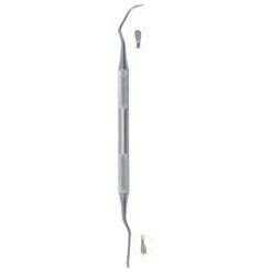 broad paddle double ended sinus lift instrument stainless steel membrane elevator pak line industries