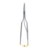 arruga needle holder tungsten carbide gold handle ophthalmic microsurgical suturing instrument pak line industries