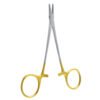 baumgartner-hegar needle holder tungsten carbide gold handle surgical orthopedic suturing instrument pak line industries