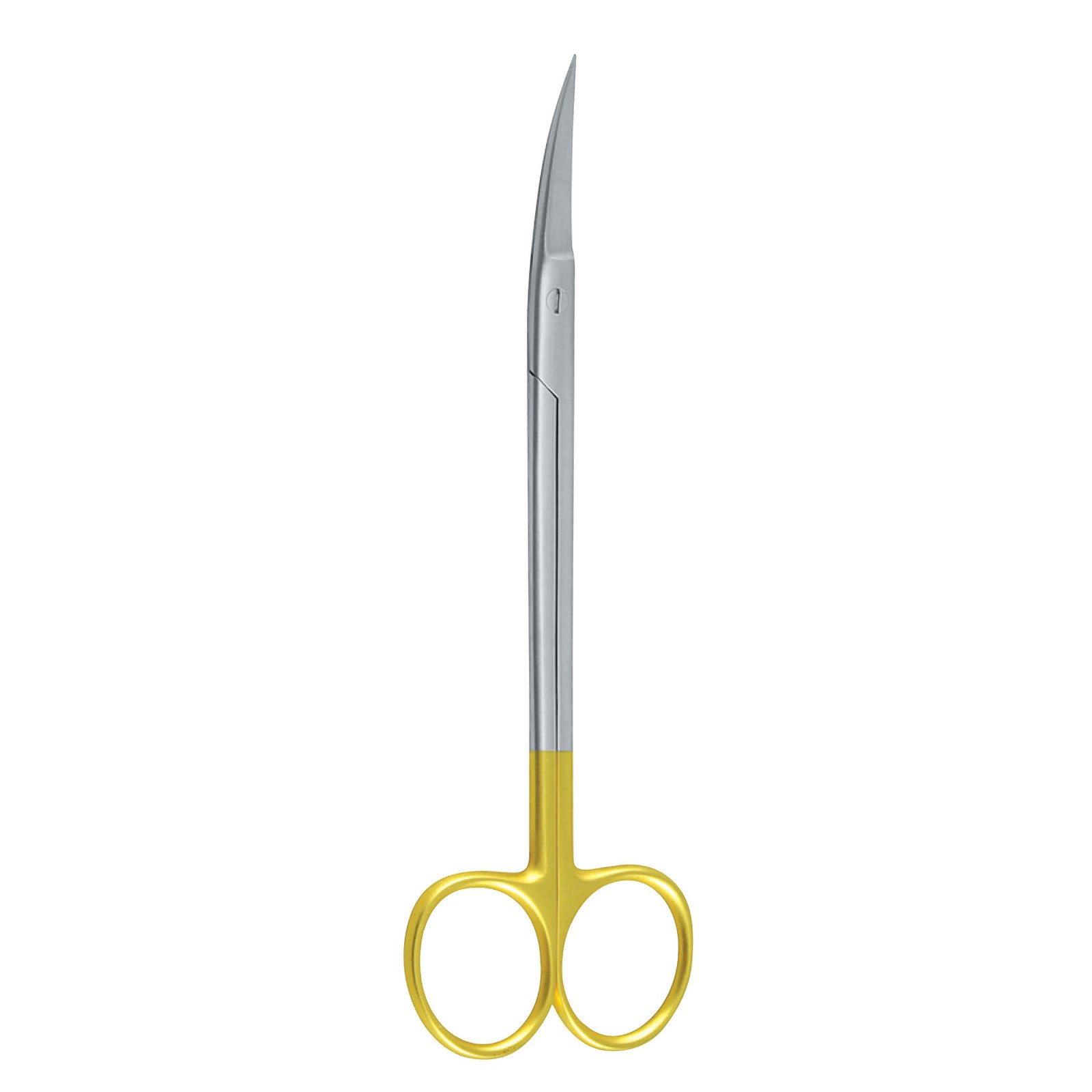 curved kelly scissors tungsten carbide gold handle dental surgical instrument pak line industries