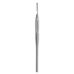 round knurled scalpel handle stainless steel surgical dental instrument pak line industries