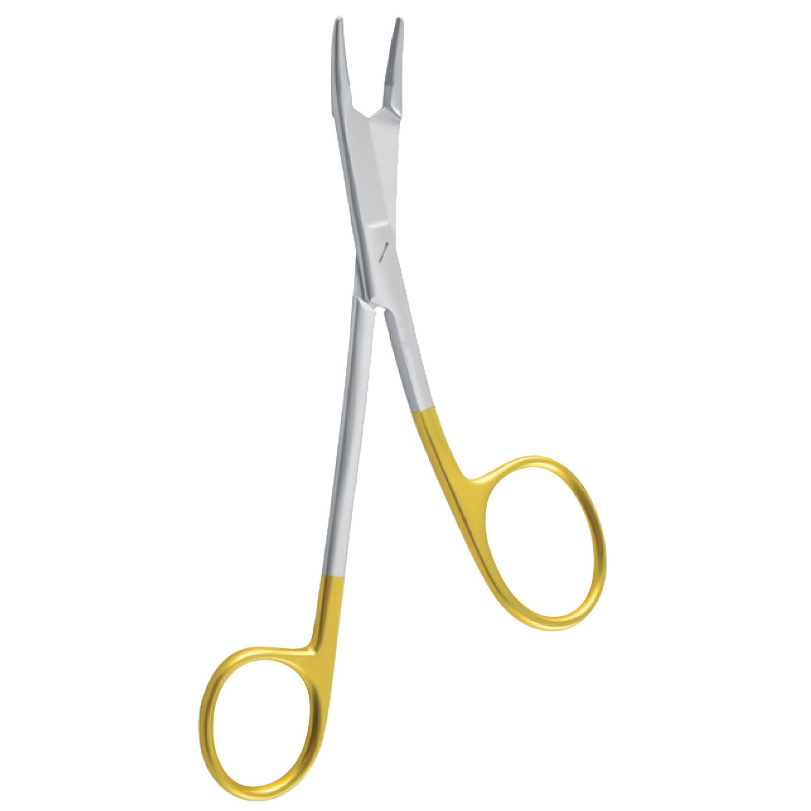 gillies needle holder with scissors tungsten carbide gold handle plastic surgical dental suturing instrument pak line industries