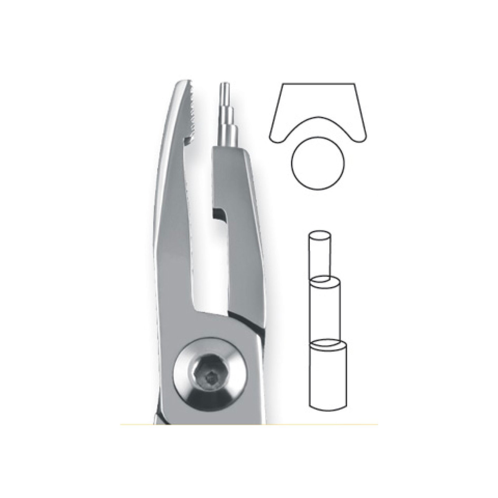 tweed loop forming plier orthodontic wire bending instrument pak line industries