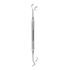 90 degree double ended sinus lift instrument stainless steel membrane elevator pak line industries