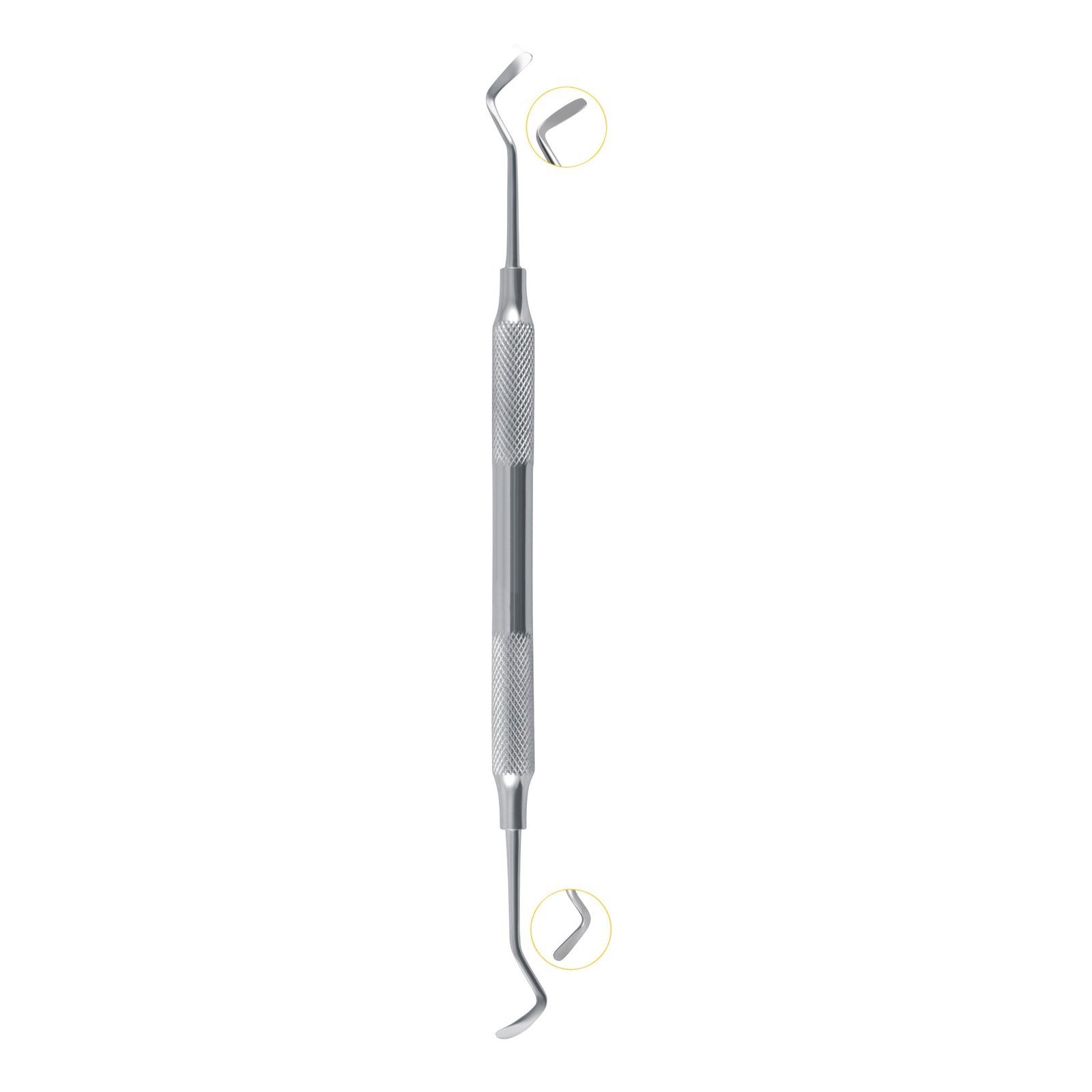 90 degree double ended sinus lift instrument stainless steel membrane elevator pak line industries