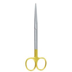 straight metzenbaum scissors tungsten carbide gold handle surgical dissection instrument pak line industries