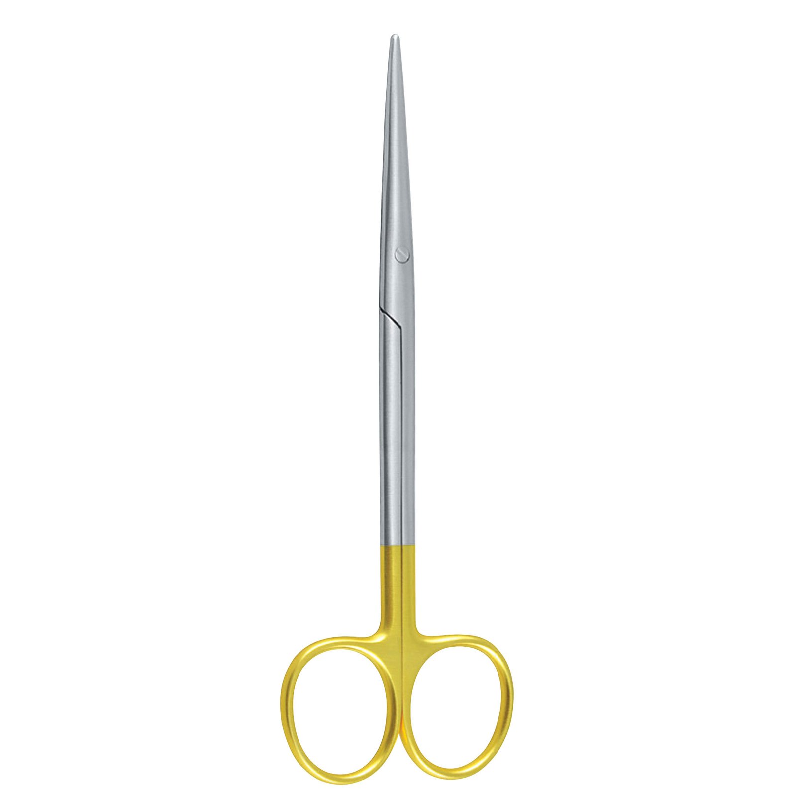 straight metzenbaum scissors tungsten carbide gold handle surgical dissection instrument pak line industries