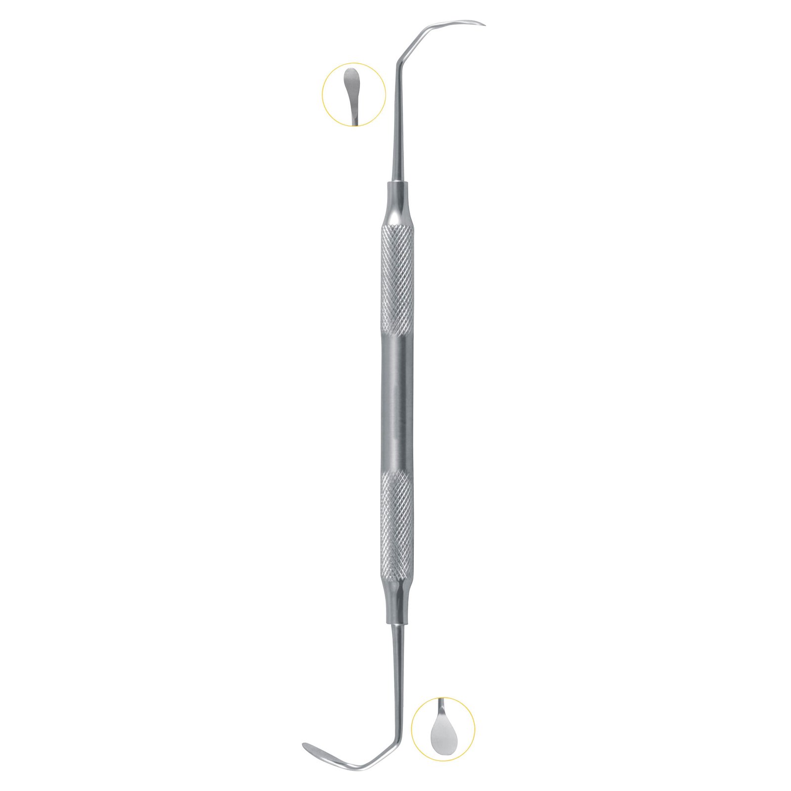 anatomical s-curve double ended sinus lift instrument stainless steel membrane elevator pak line industries