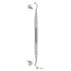 large 8mm serrated bone compactor stainless steel dental grafting instrument pak line industries