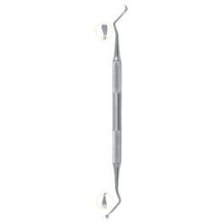 anatomical spoon double ended sinus lift instrument stainless steel membrane elevator pak line industries