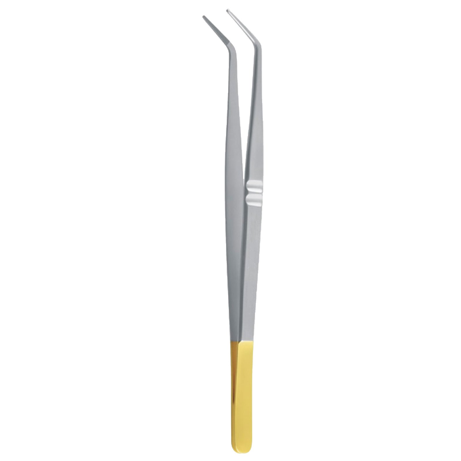college cotton forceps angled tungsten carbide gold handle dental diagnostic restorative instrument pak line industries