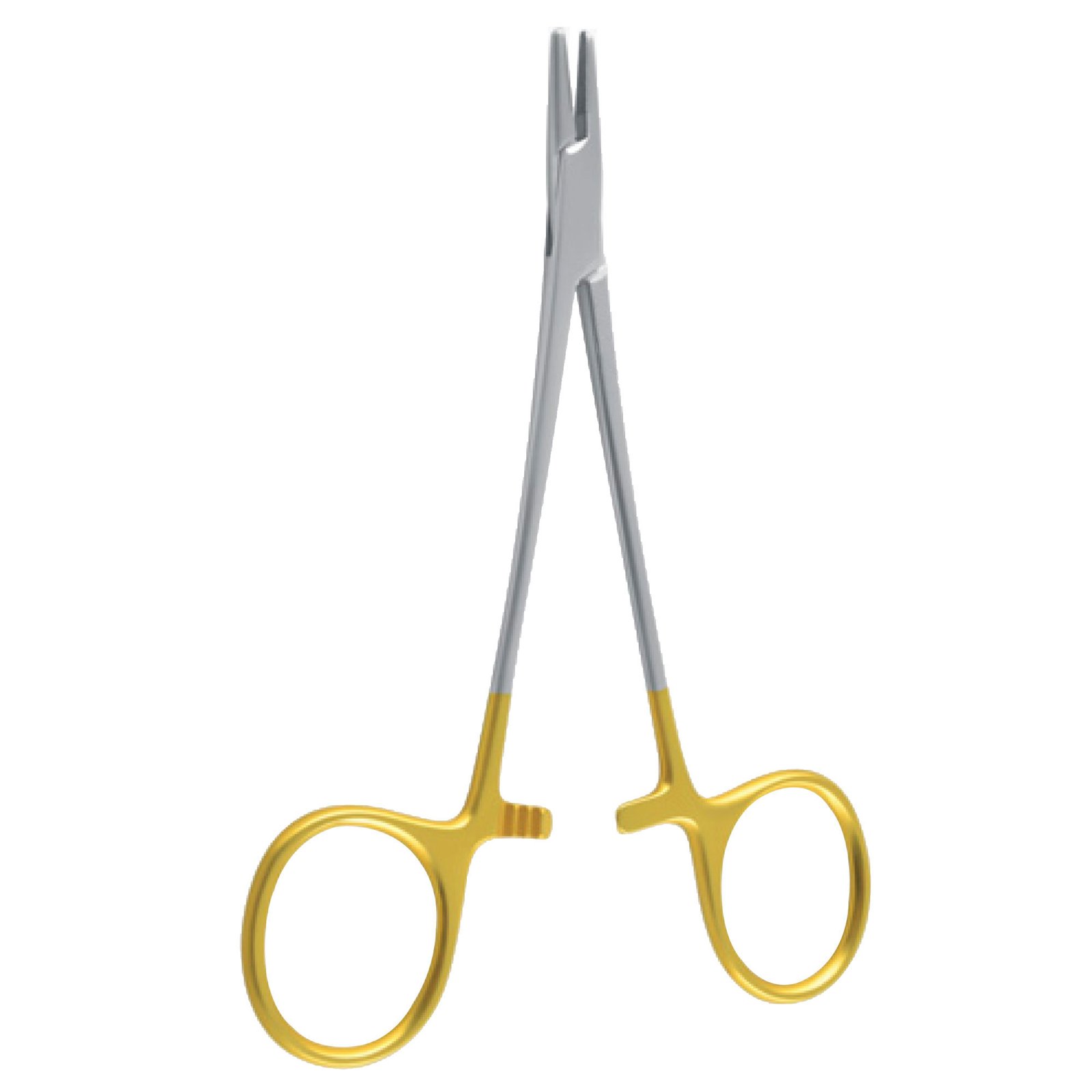 derf needle holder tungsten carbide gold handle dental surgical ophthalmic suturing instrument pak line industries