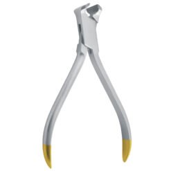 orthodontic wire cutter front end cut tungsten carbide gold handle dental instrument pak line industries