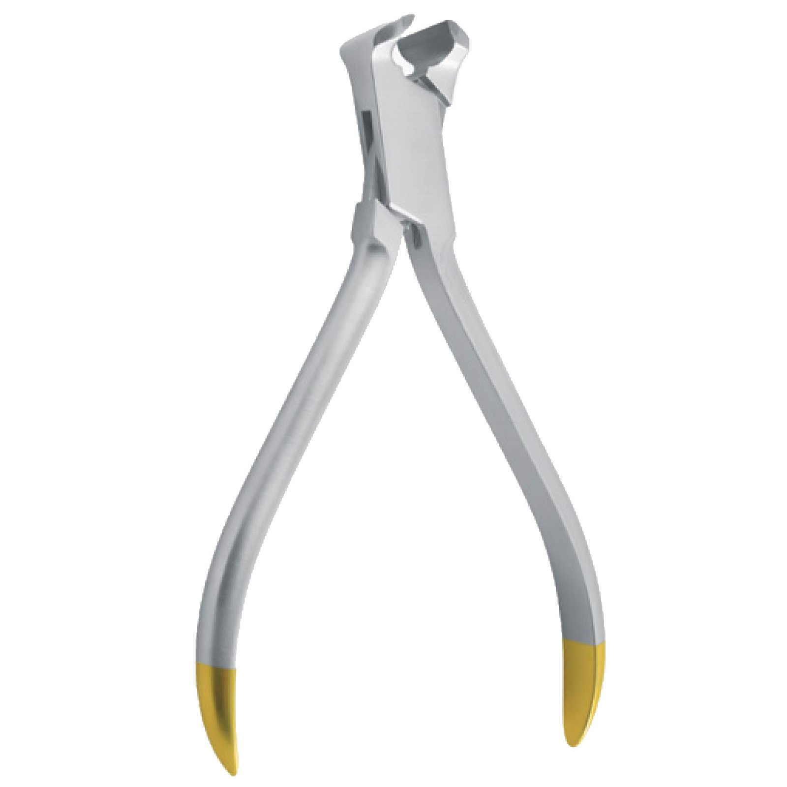 orthodontic wire cutter front end cut tungsten carbide gold handle dental instrument pak line industries