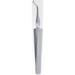 cross action curved bracket placing tweezer orthodontic bonding instrument pak line industries