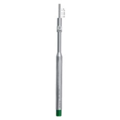 straight graduated osteotome green color coded stainless steel dental implant instrument pak line industries