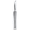 cross action bracket placing tweezer with integrated miller ruler orthodontic instrument pak line industries