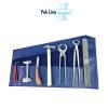 professional farrier hoof kit roll up wallet equine horse care tools set pak line industries