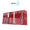 professional farrier hoof kit in leather roll up wallet equine horse care tools set pak line industries