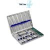 orthodontic arch wire set 11 pcs dental pliers cutters sterilisation cassette pak line industries