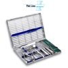 bonding and banding set 13 pcs orthodontic instruments pliers tweezers in sterilisation cassette pak line industries
