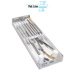 introductory dental surgery kit oral surgery instruments in stainless steel mesh tray pak line industries
