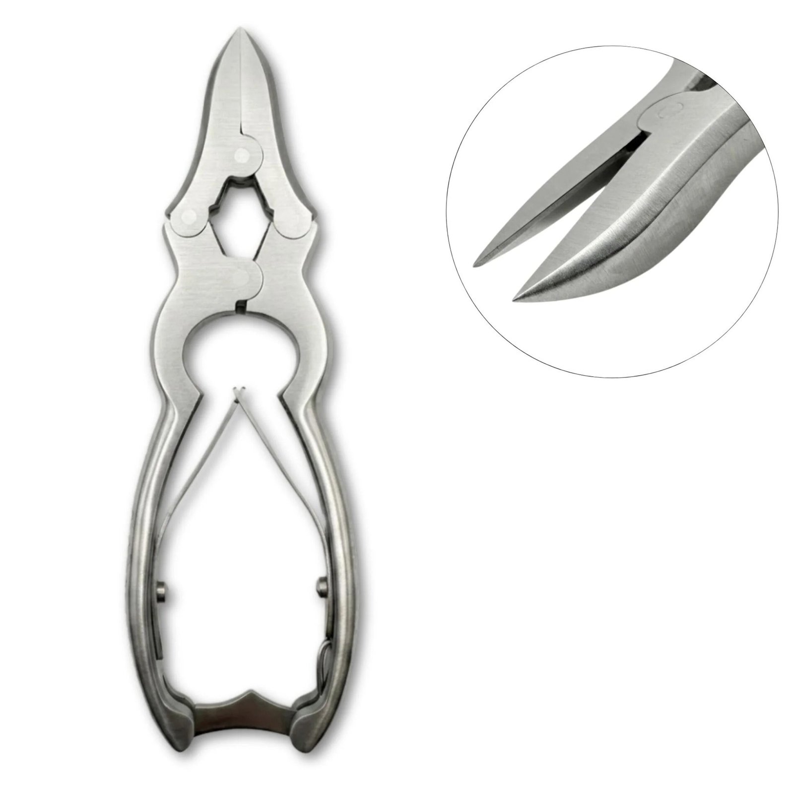 cantilever nipper straight blade podiatry pedicure tools heavy duty double action nail cutter pak line industries