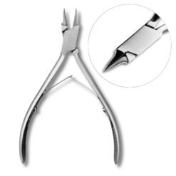 flamed pointed nipper 13cm ingrown nail nipper podiatry chiropody fine pointed cutter pak line industries