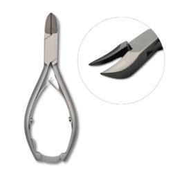 nail nipper concave smooth handles 14cm heavy duty podiatry chiropody thick nail cutter double spring pak line industries