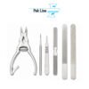 podiatry instruments set 1 mobile foot care set 15cm dual action cantilever clippers blacks file scalpel handle pak line industries