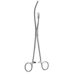 hulka kenwick uterine elevating manipulating forceps curved probe toothed jaw laparoscopic gynecological surgical stainless steel pak line industries